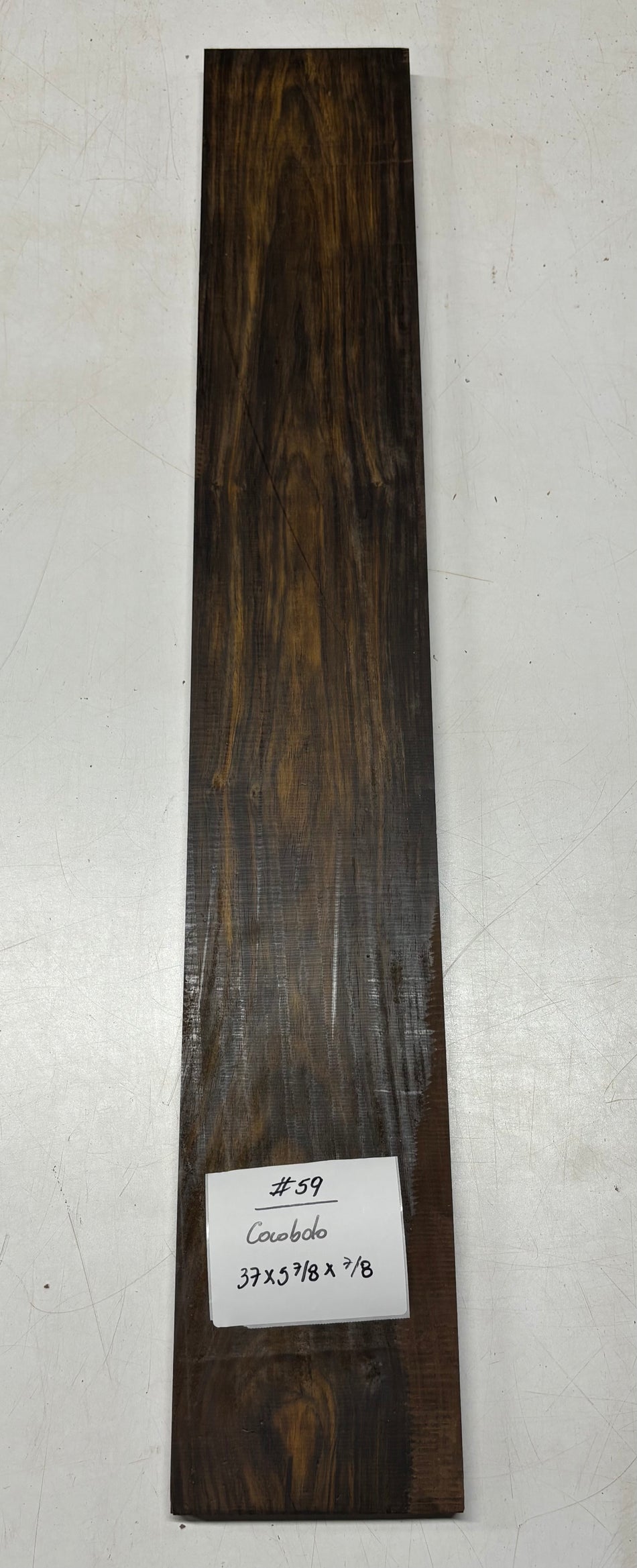 Cocobolo Lumber Board 37" x 5-7/8" x 7/8" #59