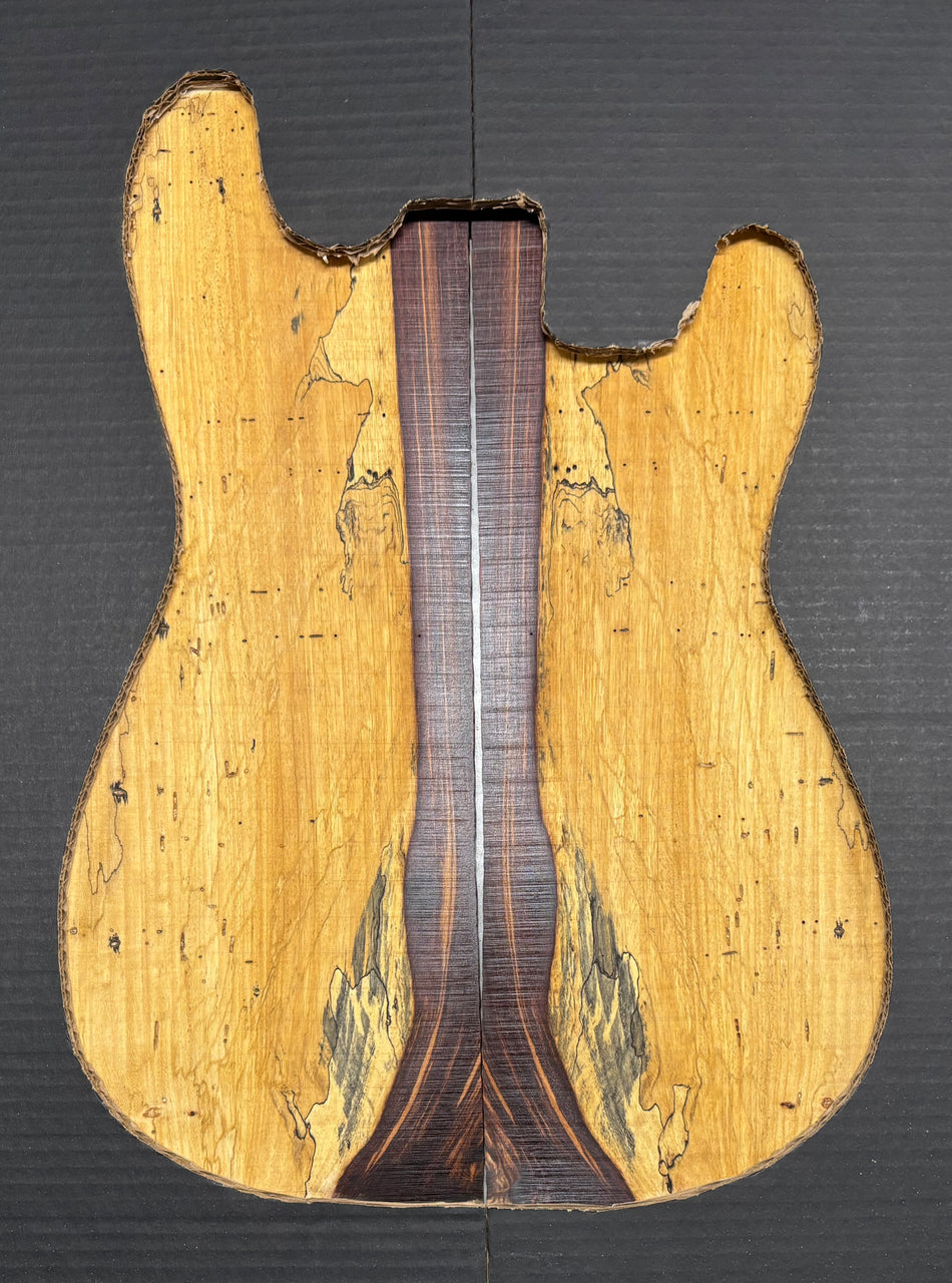 Tapas abatibles para guitarra Bocote Bookmatched 21" x 7" x 1/4"