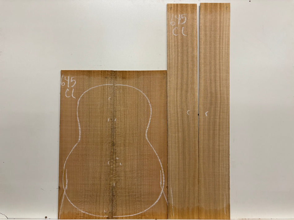 Lacewood Classical Guitar Back & Side Set- BC Grade #645