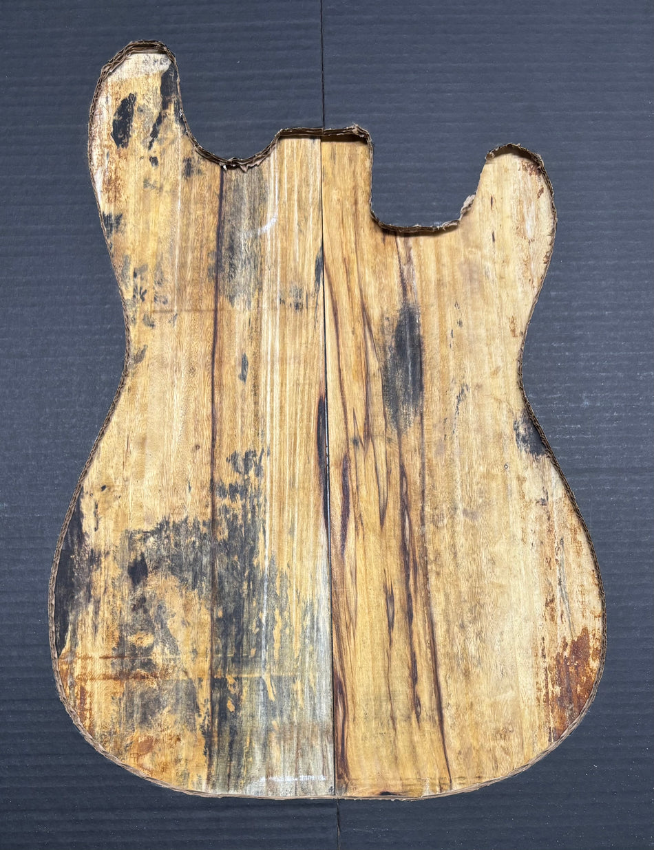 Tapas abatibles para guitarra Bocote Bookmatched 21" x 7" x 1/4"
