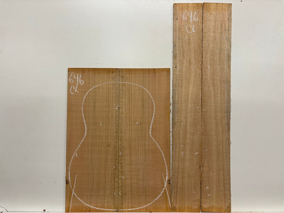 Lacewood Classical Guitar Back & Side Set- BC Grade #646