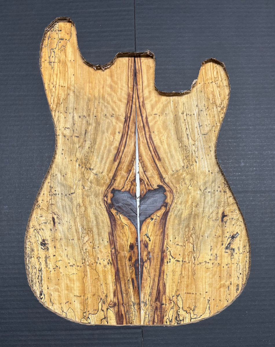 Tapas abatibles para guitarra Bocote Bookmatched 21" x 7" x 1/4"