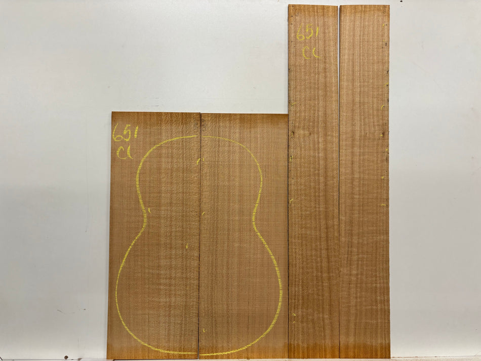 Lacewood Classical Guitar Back & Side Set- BC Grade #651