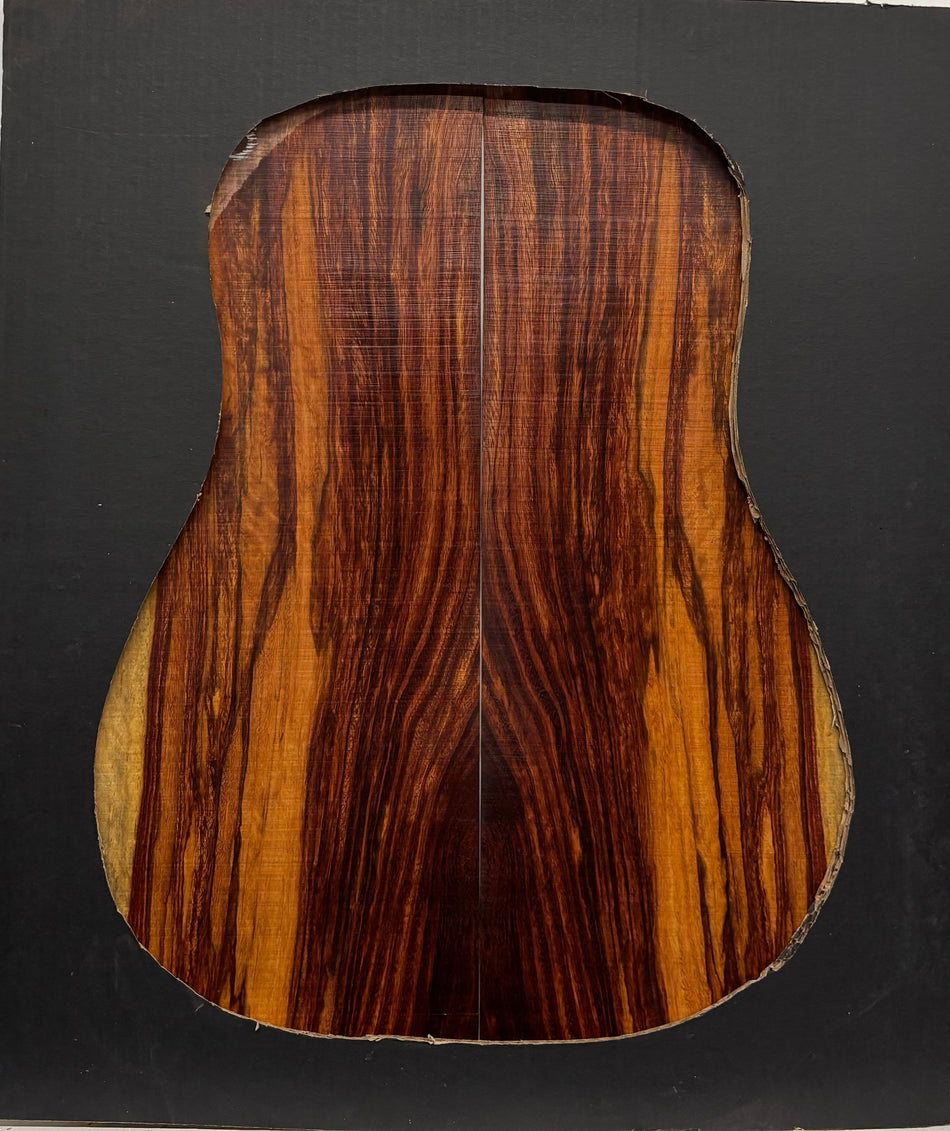 Royal Red Tamarind Dreadnought Guitar Back and Side Set #2006