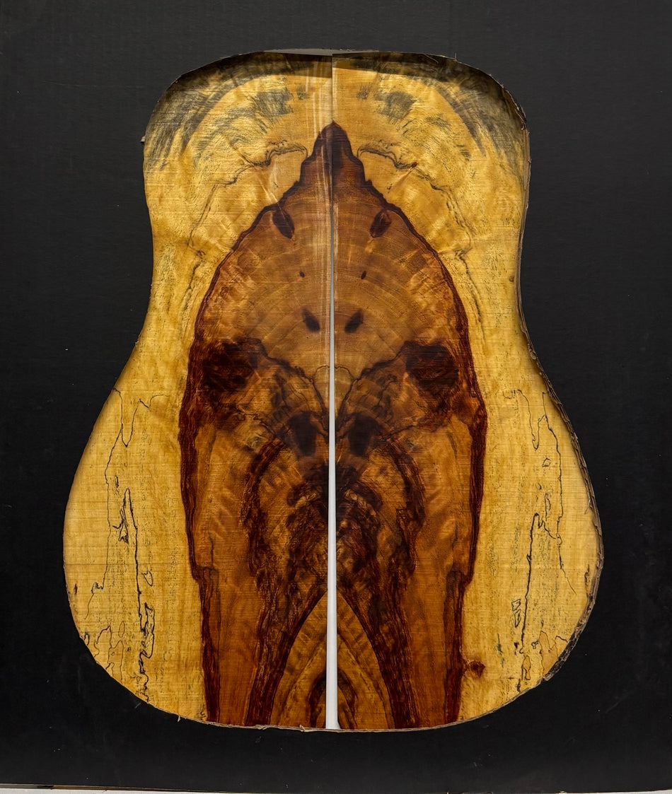 Royal Red Tamarind Dreadnought Guitar Back and Side Set #2008