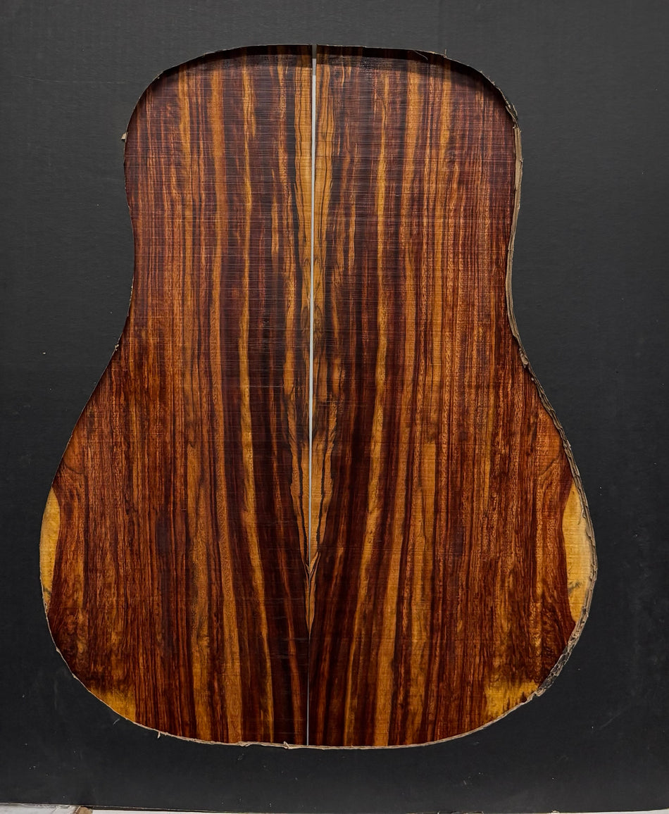 Royal Red Tamarind Dreadnought Guitar Back and Side Set #2009