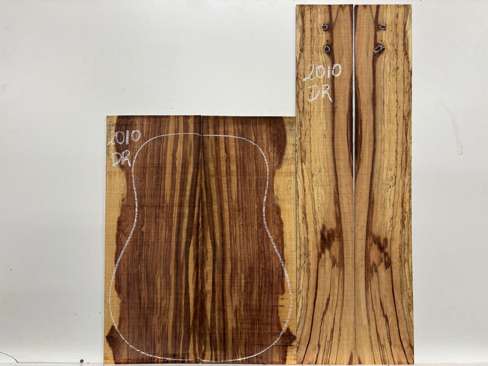 Juego de fondo y aros de guitarra de grado AAAA Dreadnought de palisandro de la India Oriental #61 