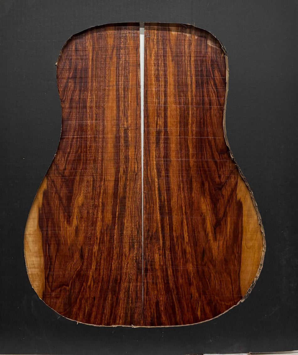 Juego de fondo y aros de guitarra de grado AAAA Dreadnought de palisandro de la India Oriental #61 