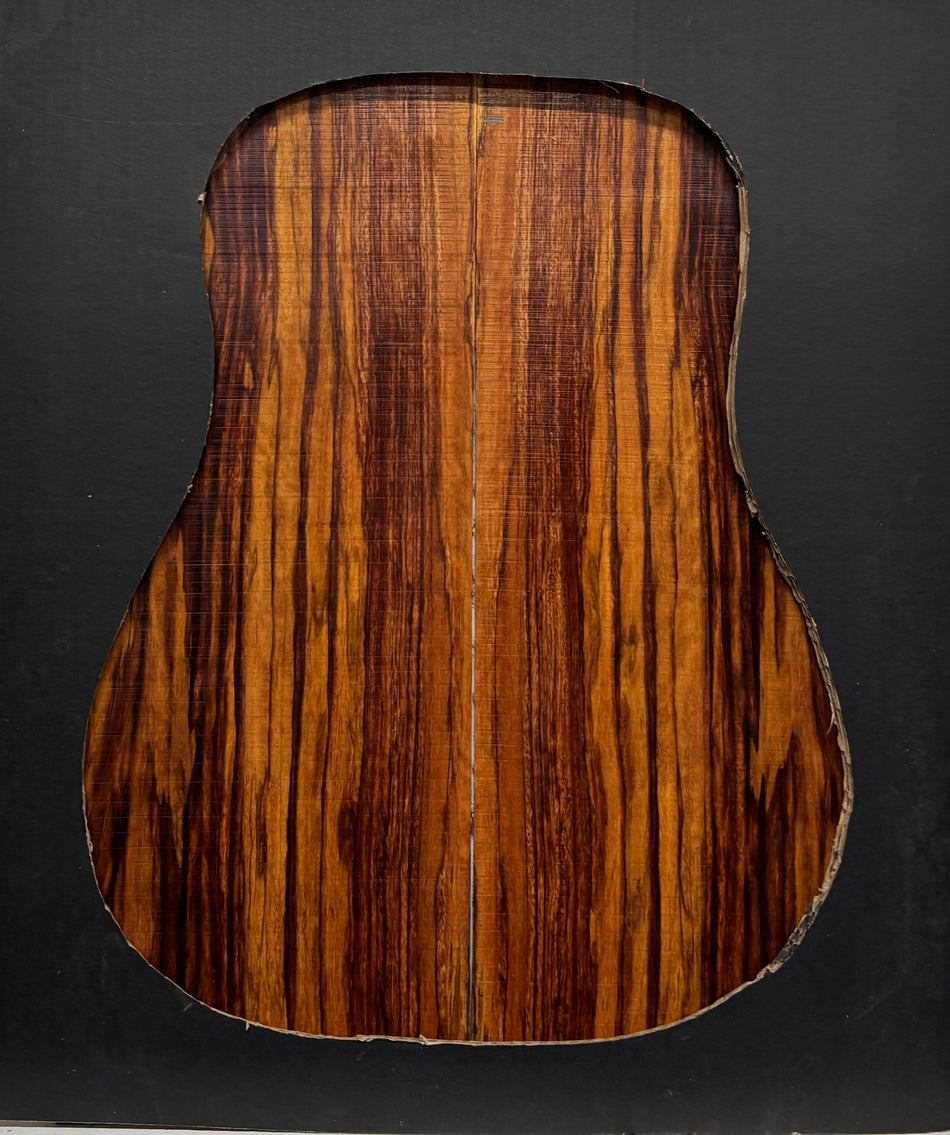 Juego de fondo y aros de guitarra de grado AAAA Dreadnought de palisandro de la India Oriental #61 