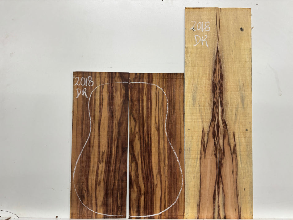 Juego de fondo y aros de guitarra de grado AAAA Dreadnought de palisandro de la India Oriental #61 