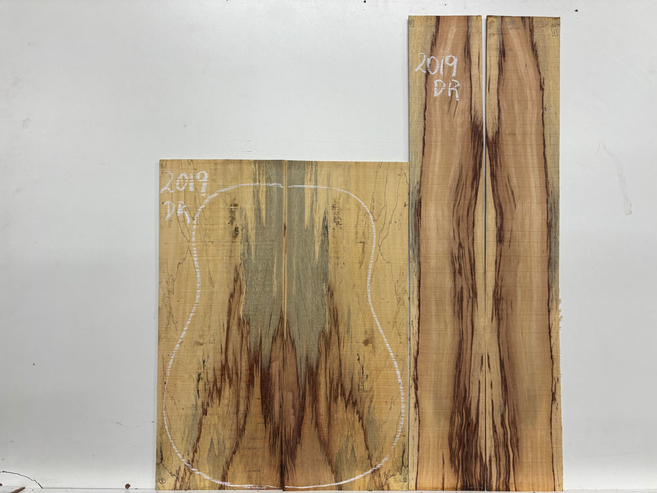 Juego de fondo y aros de guitarra de grado AAAA Dreadnought de palisandro de la India Oriental #61 