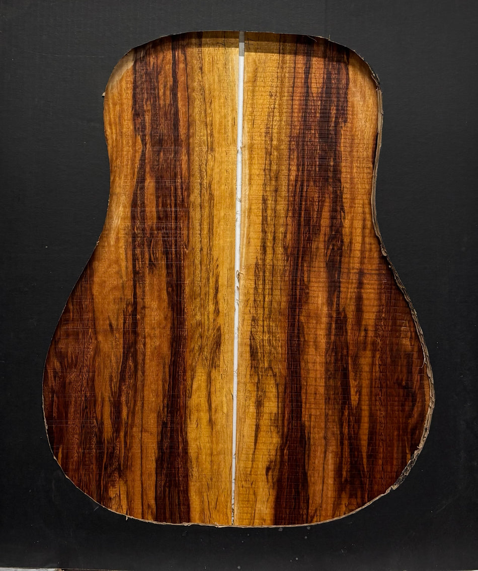 Juego de fondo y aros de guitarra de grado AAAA Dreadnought de palisandro de la India Oriental #61 