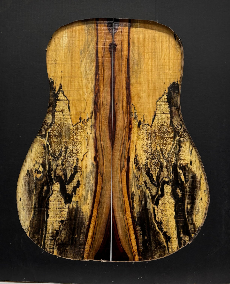 Juego de fondo y aros de guitarra de grado AAAA Dreadnought de palisandro de la India Oriental #61 