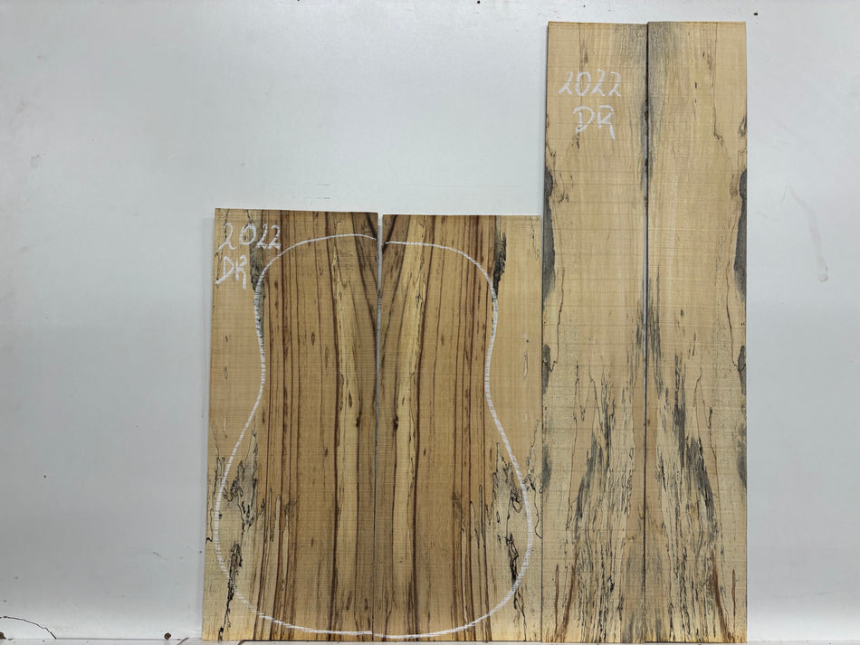 Juego de fondo y aros de guitarra de grado AAAA Dreadnought de palisandro de la India Oriental #61 