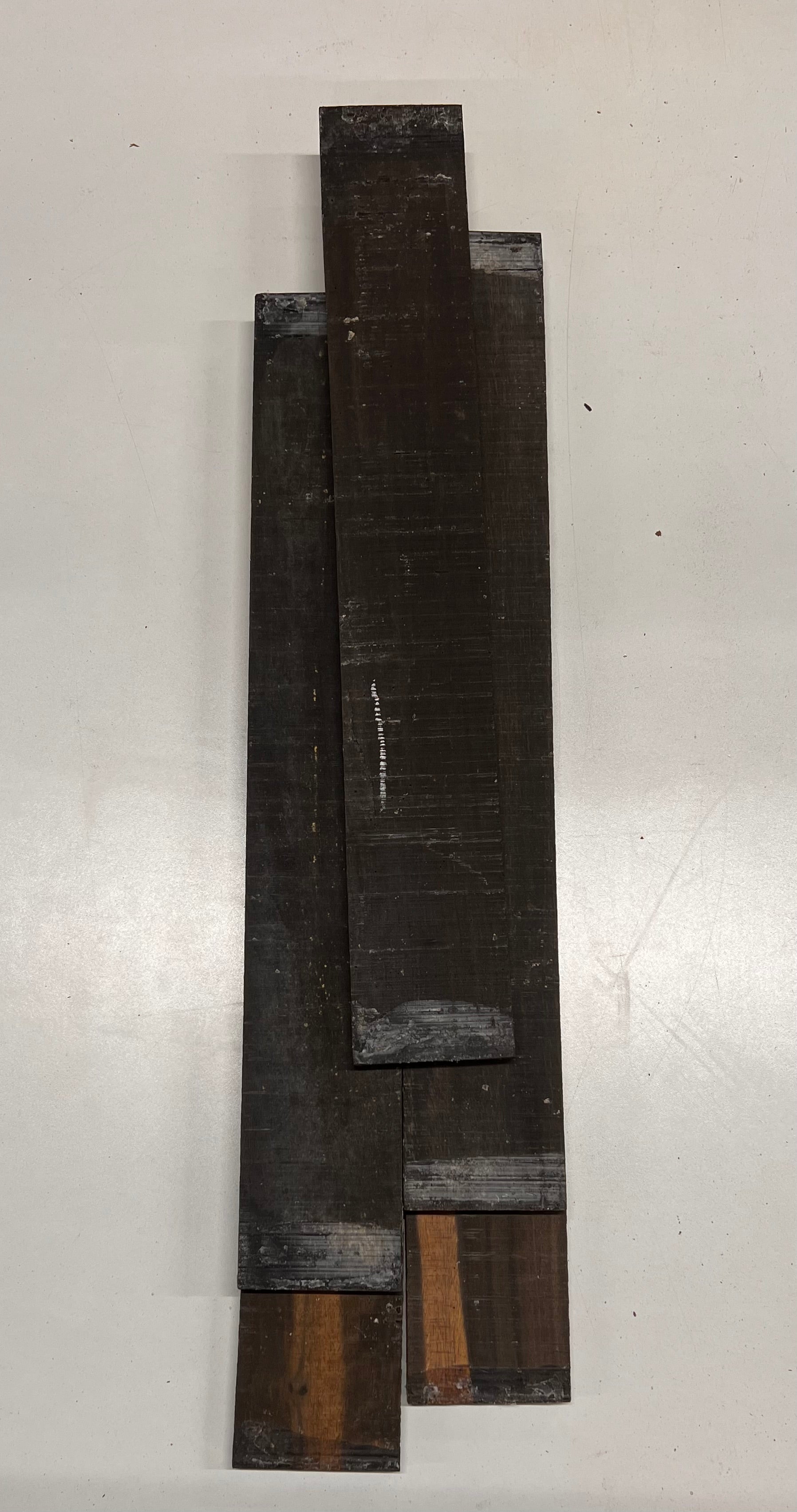 Defective Gaboon Ebony Guitar Fingerboard Blank 21" x 2-3/4" x 3/8" - Exotic Wood Zone - Buy online Across USA 