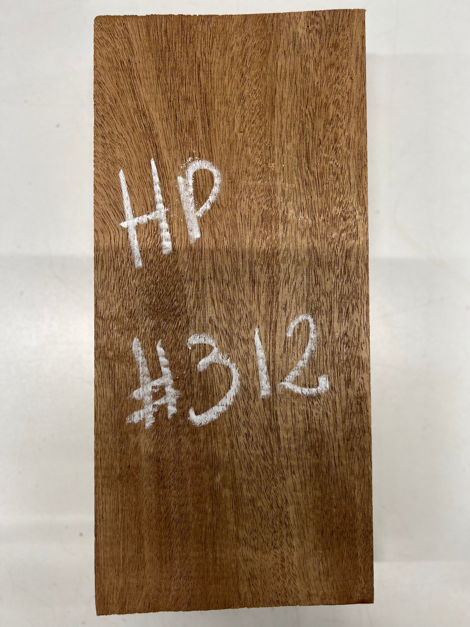 African Mahogany Lumber Board Wood Blank 13"x 6"x 2" #312 - Exotic Wood Zone - Buy online Across USA 