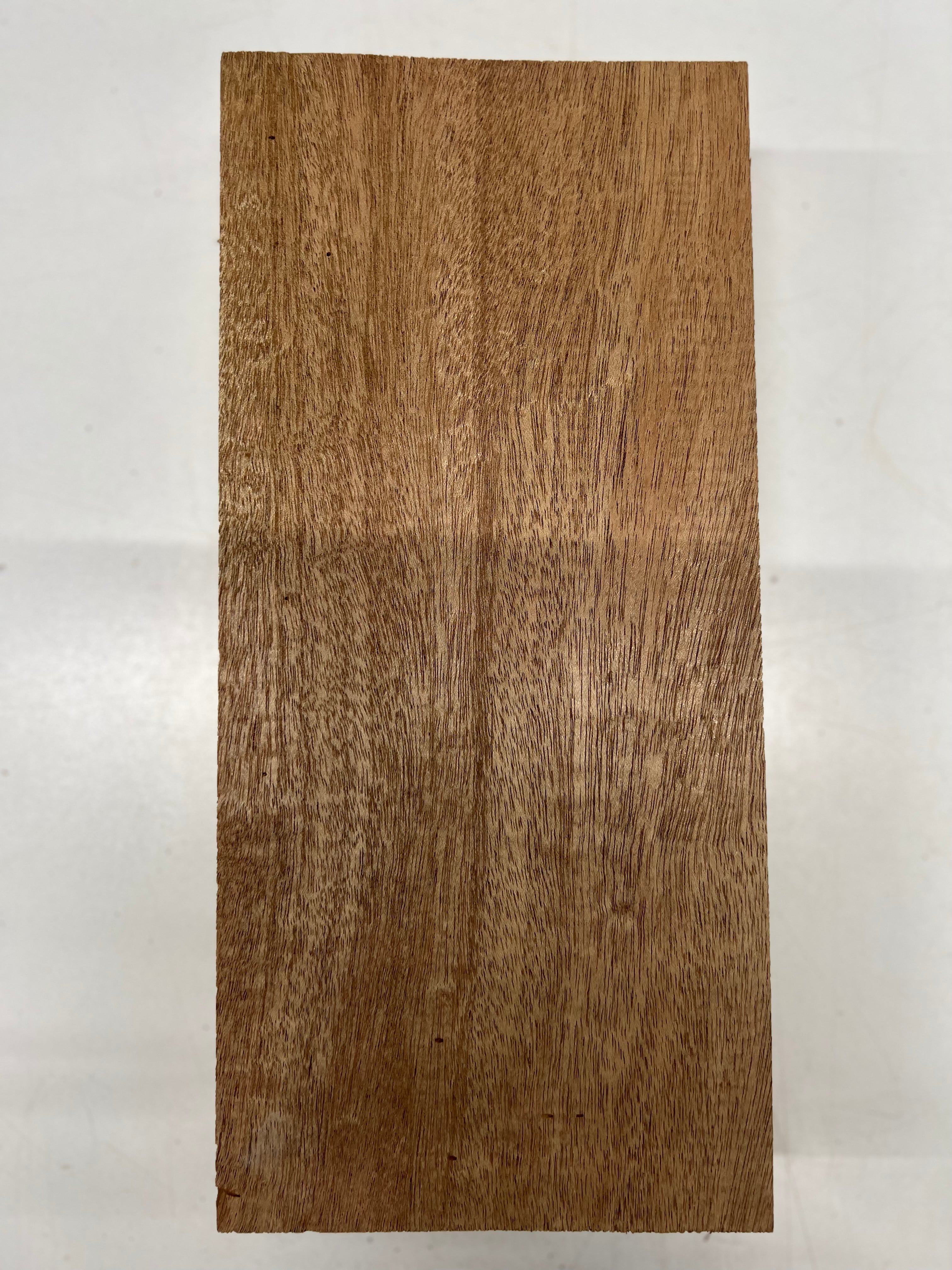 African Mahogany Lumber Board Wood Blank 13&quot;x 6&quot;x 2&quot; 