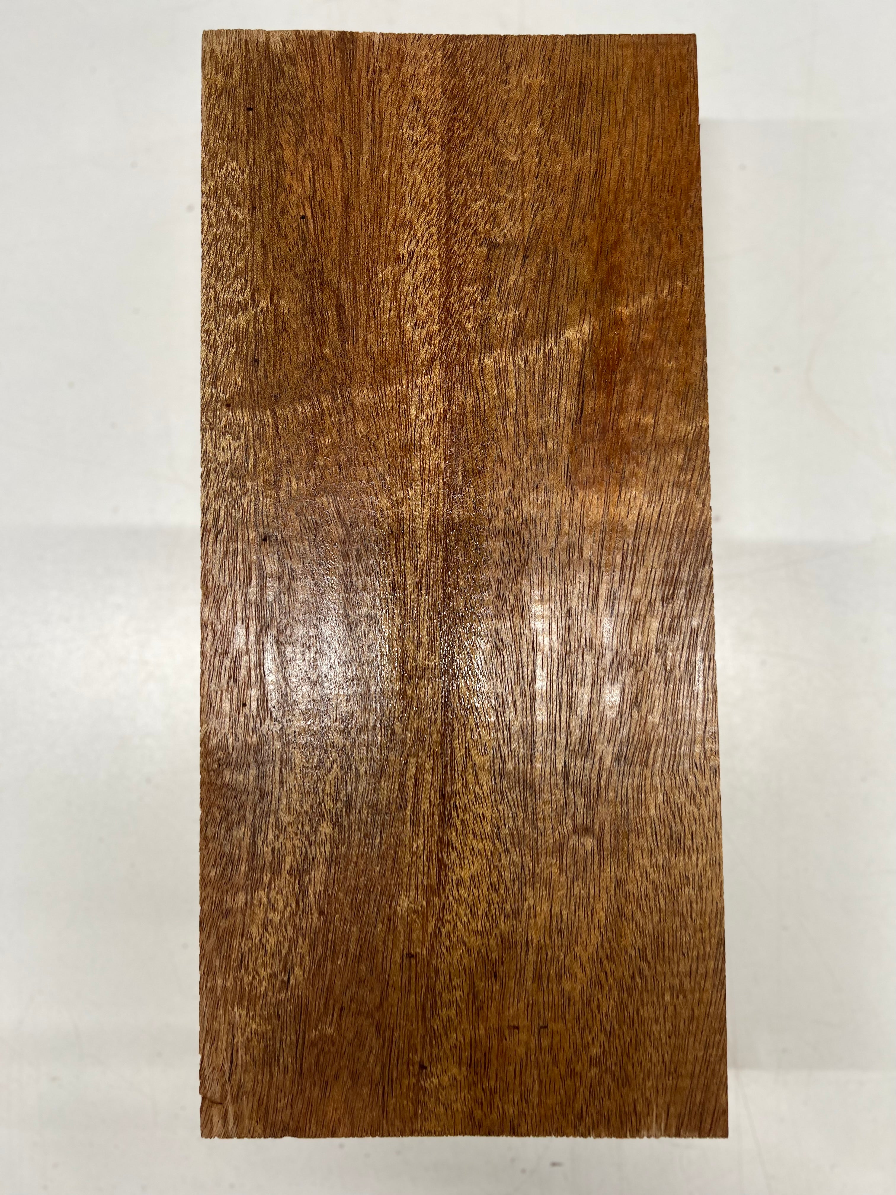 African Mahogany Lumber Board Wood Blank 13&quot;x 6&quot;x 2&quot; 