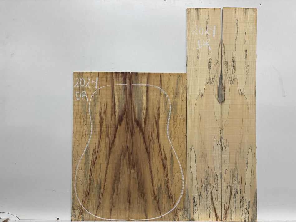 Juego de fondo y aros de guitarra de grado AAAA Dreadnought de palisandro de la India Oriental #61 