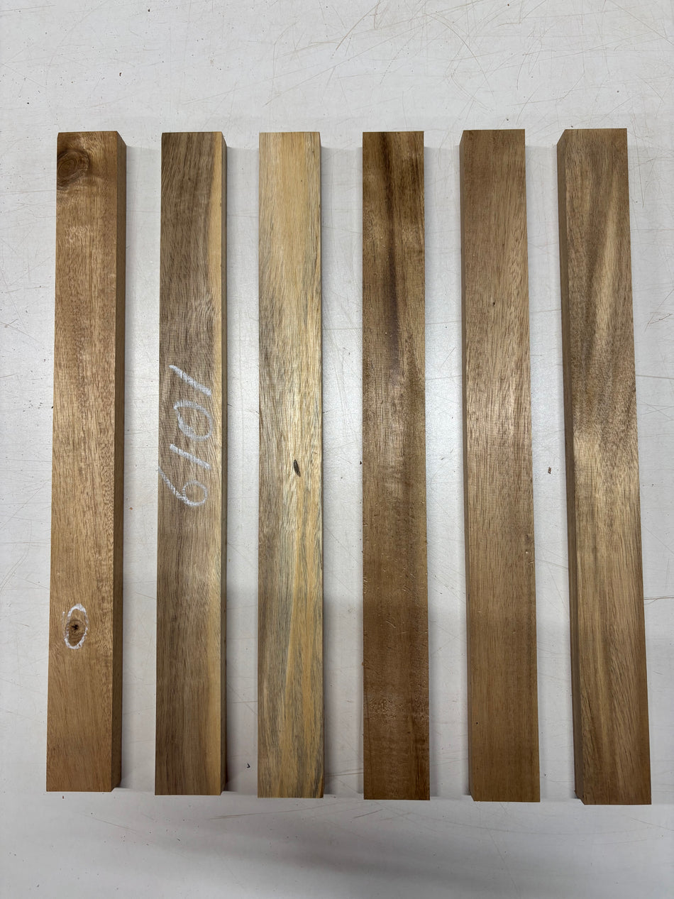 6 Pack, Bi Color Acacia Thin Stock Lumber 18"x3/4"x3/4"#6101