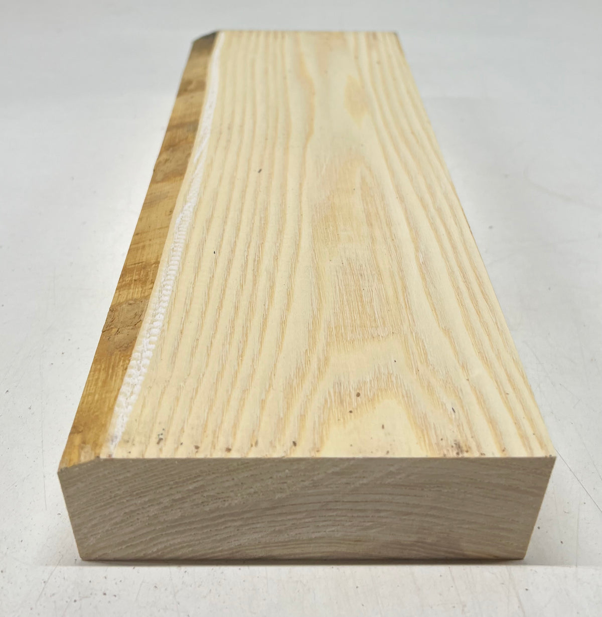 White Ash Lumber Board Wood Blank 13-1/2"x 5-1/2"x 2" #318 - Exotic Wood Zone - Buy online Across USA 