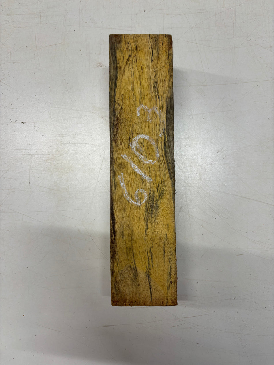 1 Piece, Spalted Tamarind Pepper Mill Blank 12"x3"x2-3/4"#6103