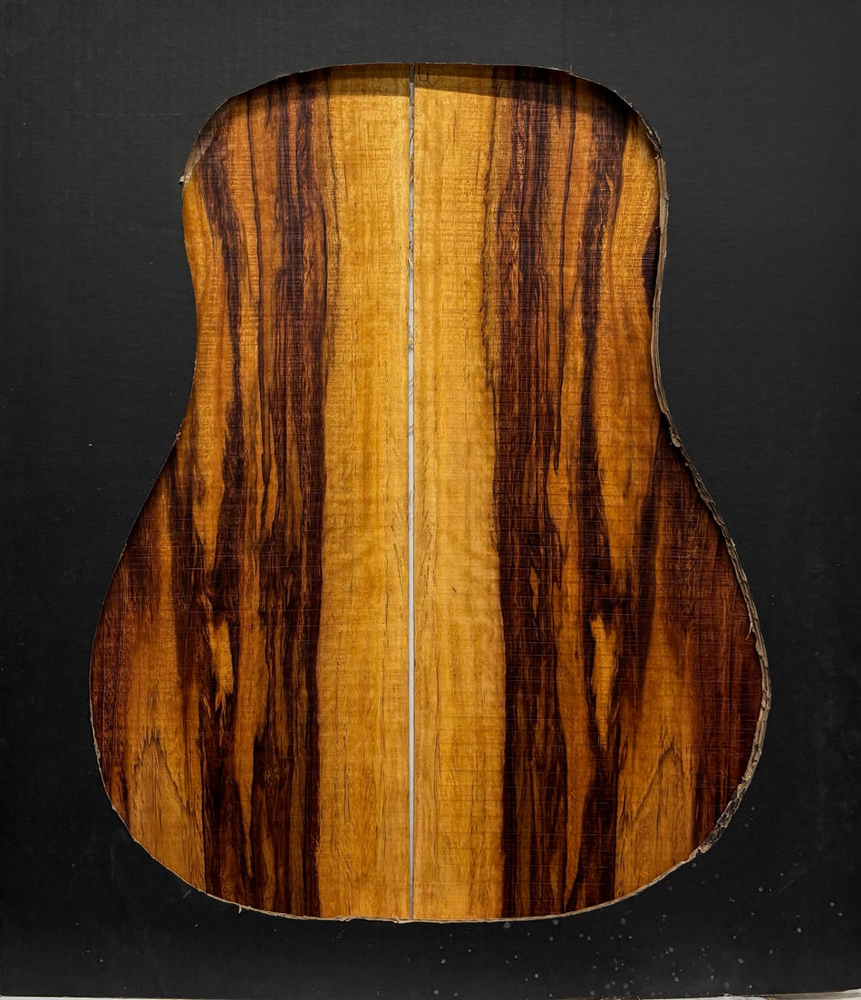 Juego de fondo y aros de guitarra de grado AAAA Dreadnought de palisandro de la India Oriental #61 