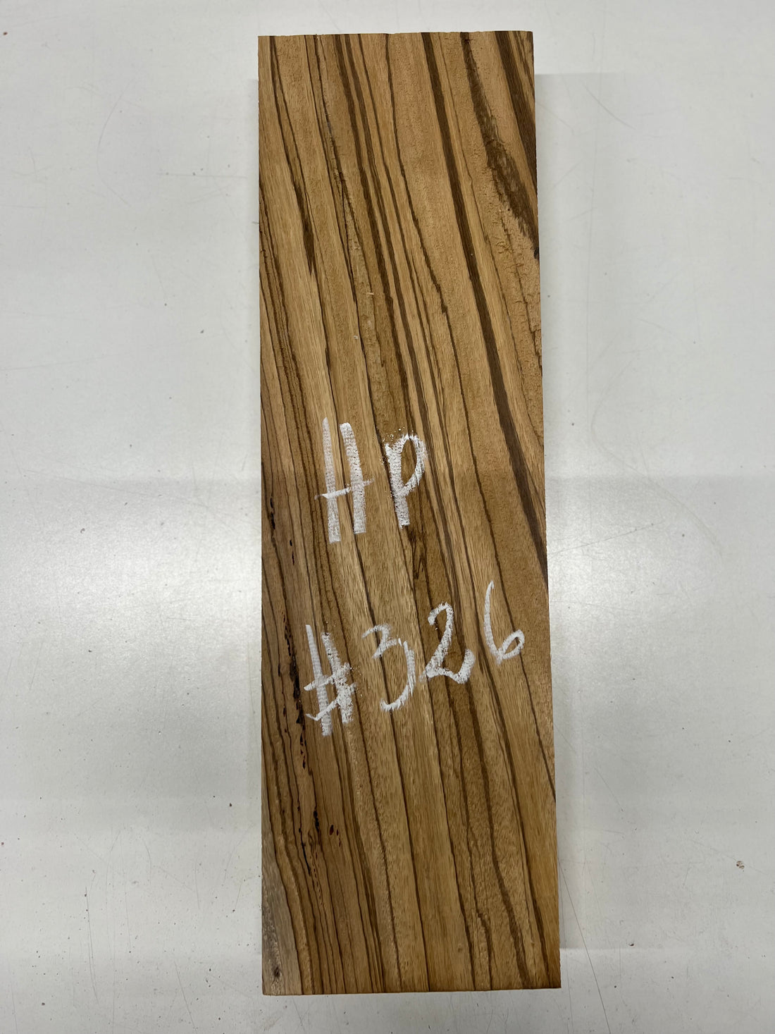 Zebrawood Lumber Board Wood Blank 19&quot;x 5-3/4&quot;x 1-3/4&quot; 
