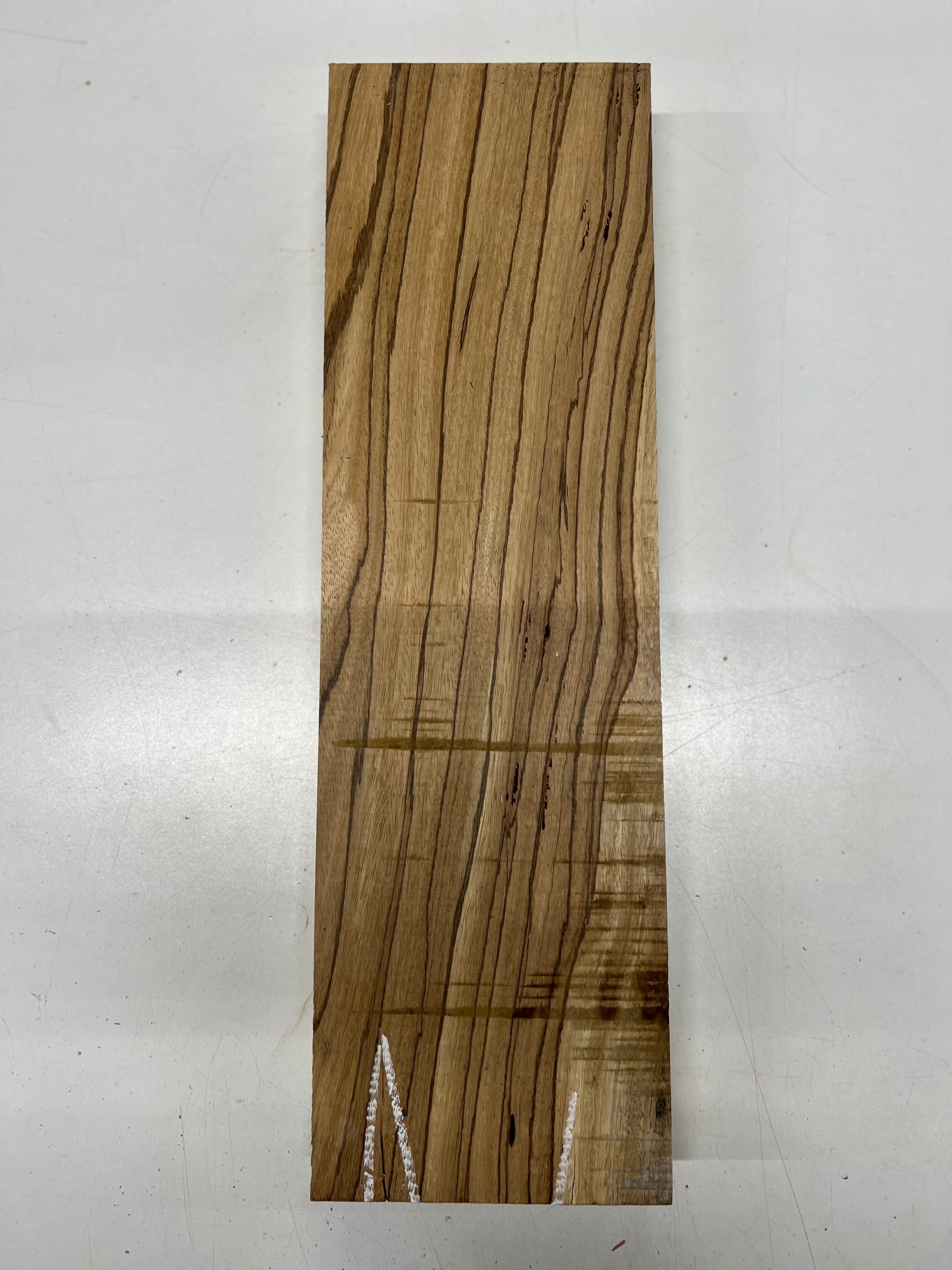 Zebrawood Lumber Board Wood Blank 19&quot;x 5-3/4&quot;x 1-3/4&quot; 