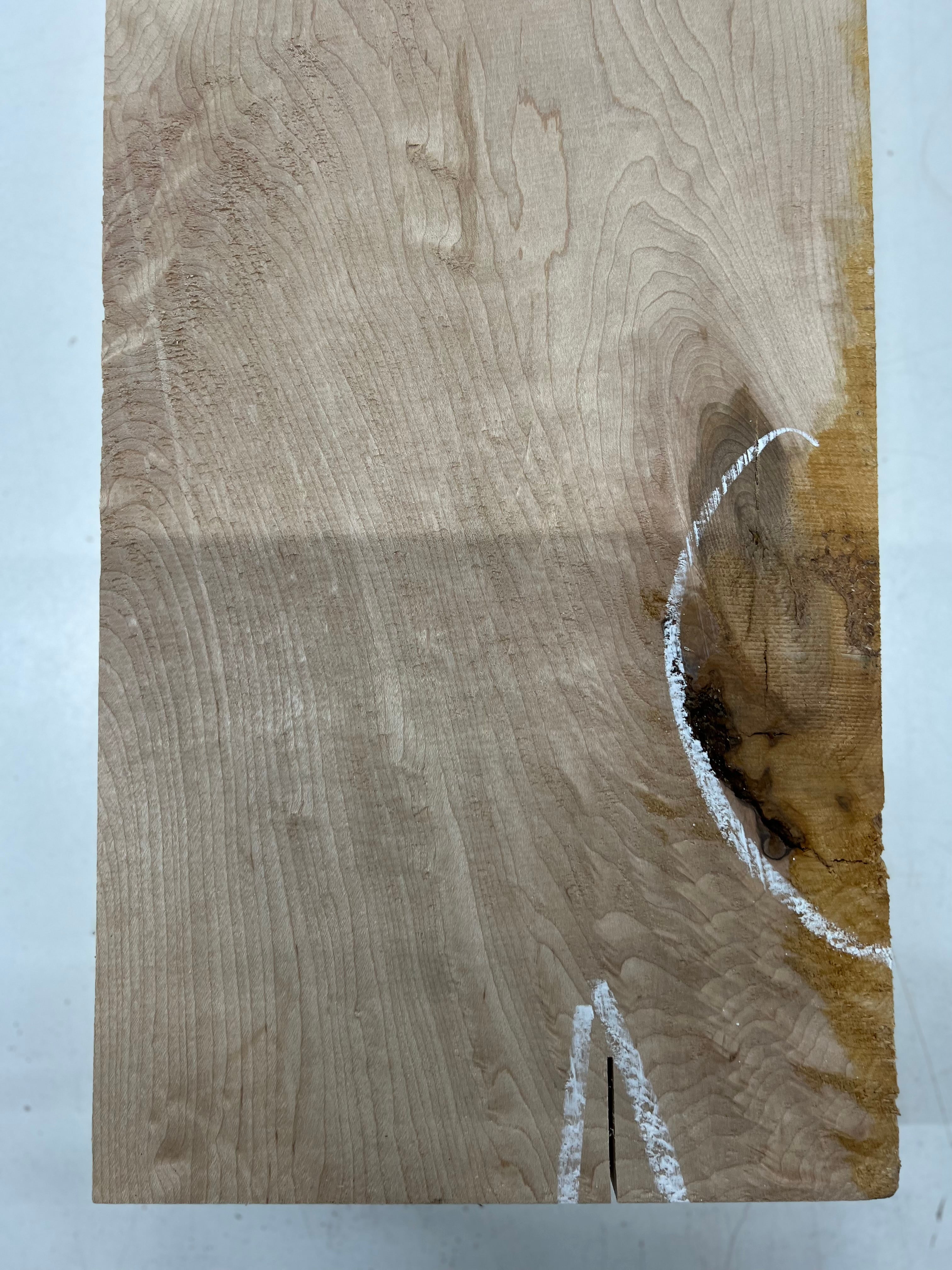 Hard Maple Lumber Board Wood Blank 23"x 8-7/8"x 2" #327 - Exotic Wood Zone - Buy online Across USA 