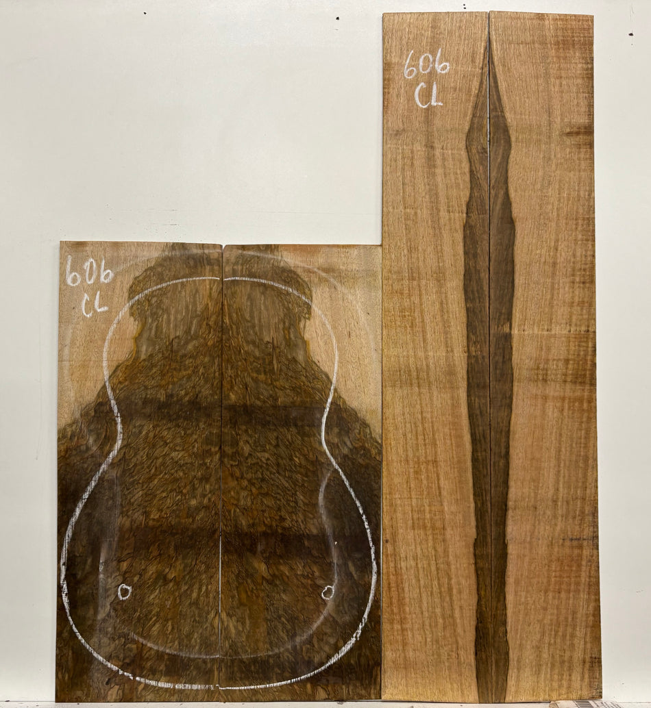Set de aros para guitarra Dreadnought de ébano indio #114