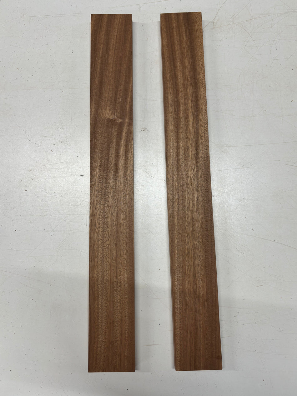 2 Pack, Sapele Thin Stock Lumber 24"x2-7/8"x3/4"#6117