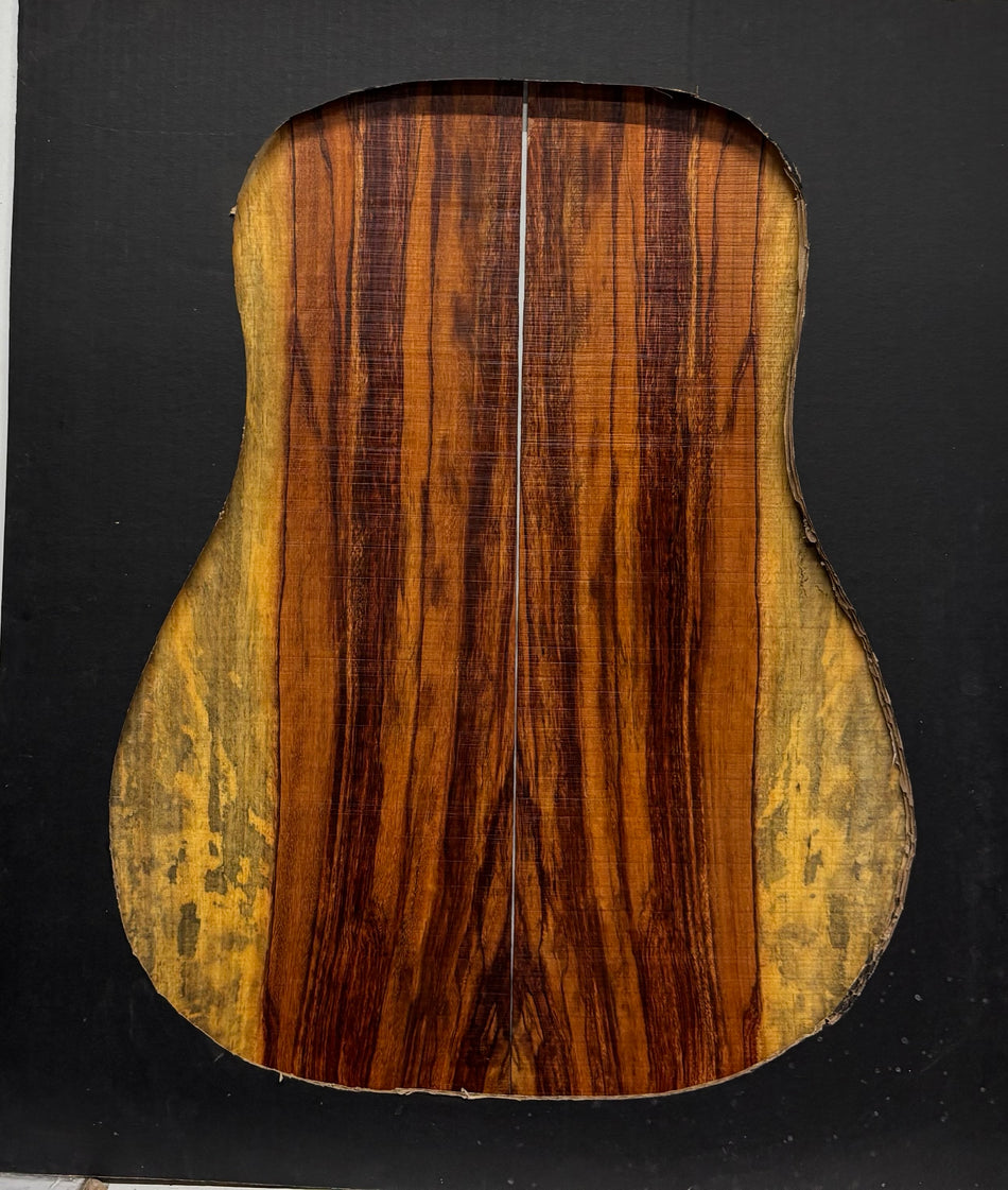 Royal Red Tamarind Dreadnought Guitar Back and Side Set #2037