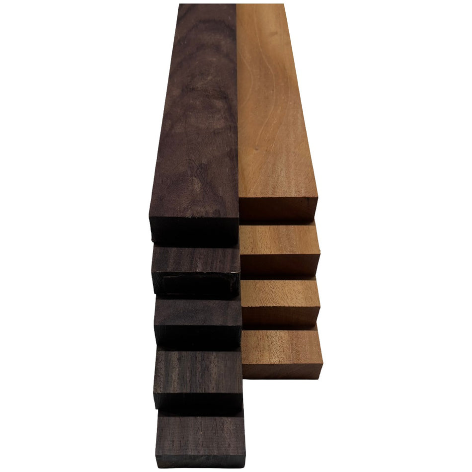 Combo de 15 tablas de madera de 3/4" | Bloques de tablas de cortar | Cereza, nogal, arce duro