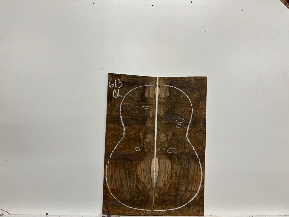 Set de fondo y aros de guitarra Dreadnought figurado de palisandro indio #47