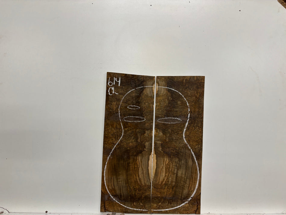 Set de fondo y aros de guitarra clásica figurada de palisandro indio #330