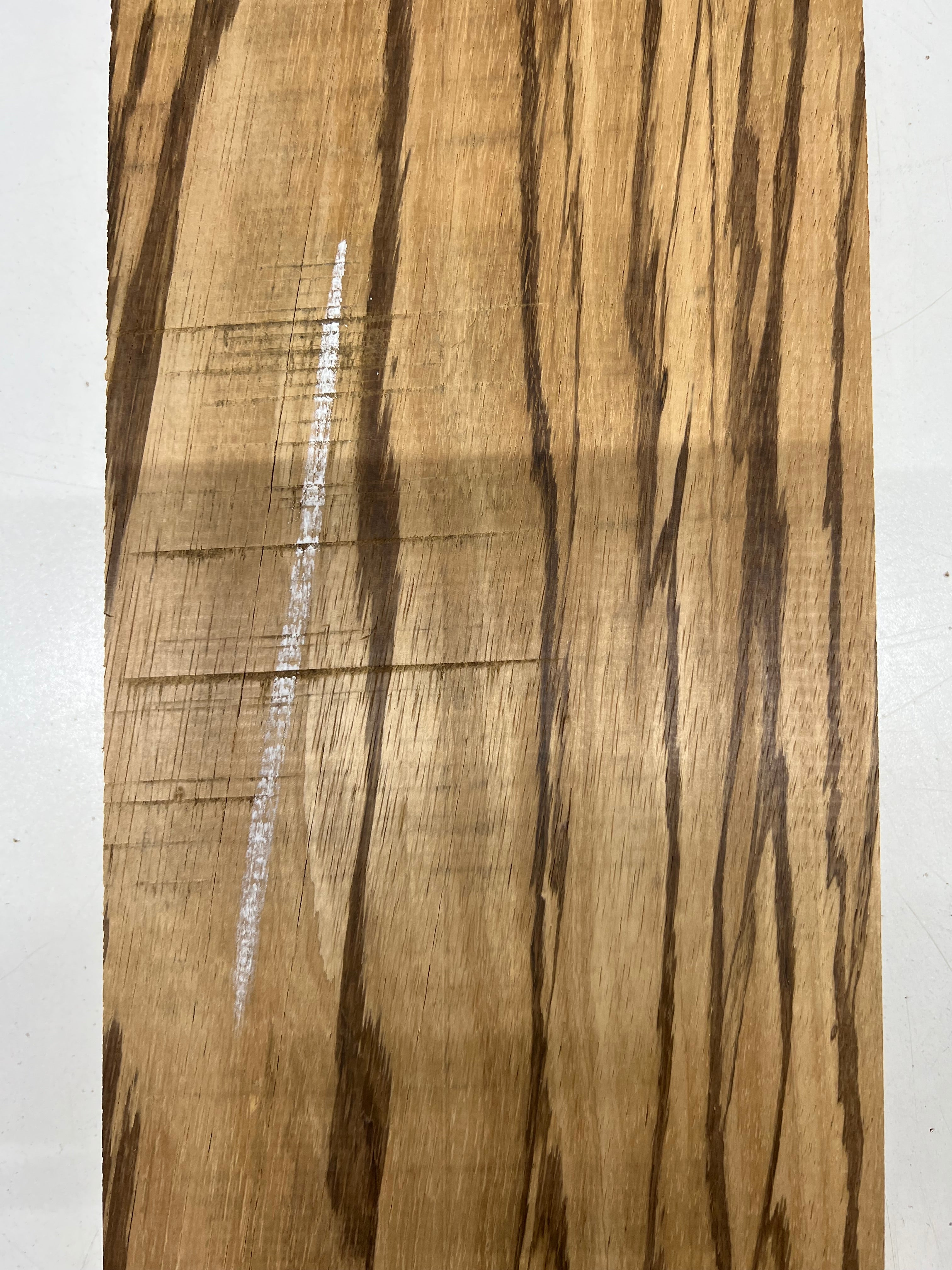 Zebrawood Lumber Board Wood Blank 16&quot;x 6-1/4&quot;x 1-7/8&quot; 