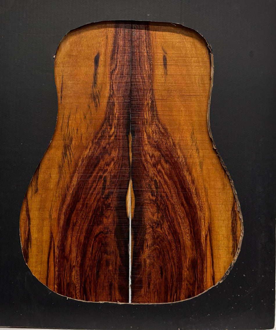 Royal Red Tamarind Dreadnought Guitar Back and Side Set #2042