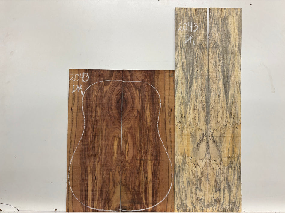 Royal Red Tamarind Dreadnought Guitar Back and Side Set #2043