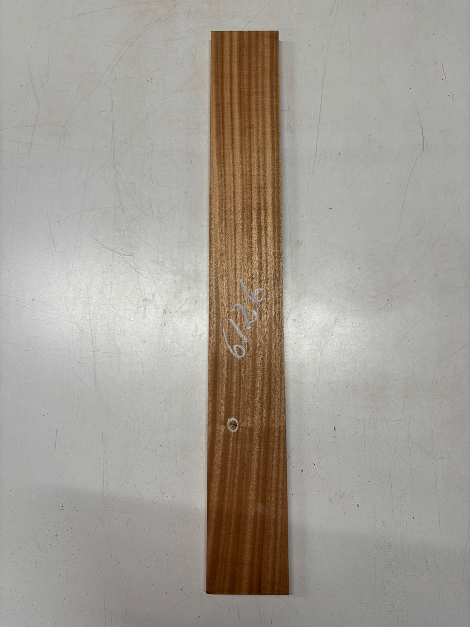 1 Piece, African Mahogany Thin Stock Lumber 30"x4"x5/8"#6126