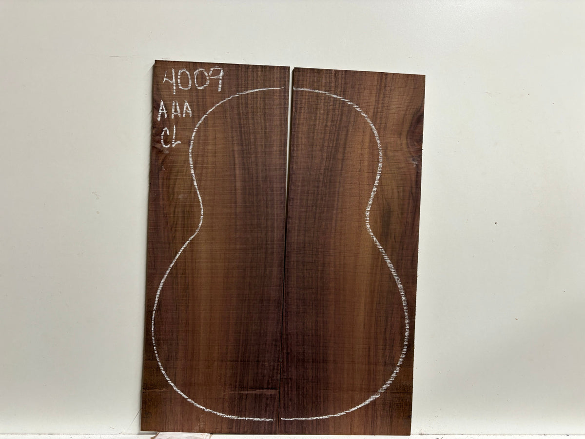 East Indian Rosewood Classical Guitar Back Set - AAA Grade #4009 Exotic Wood Zone 