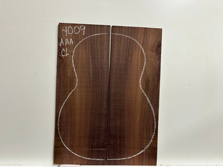 East Indian Rosewood Classical Guitar Back Set - AAA Grade #4009 Exotic Wood Zone 