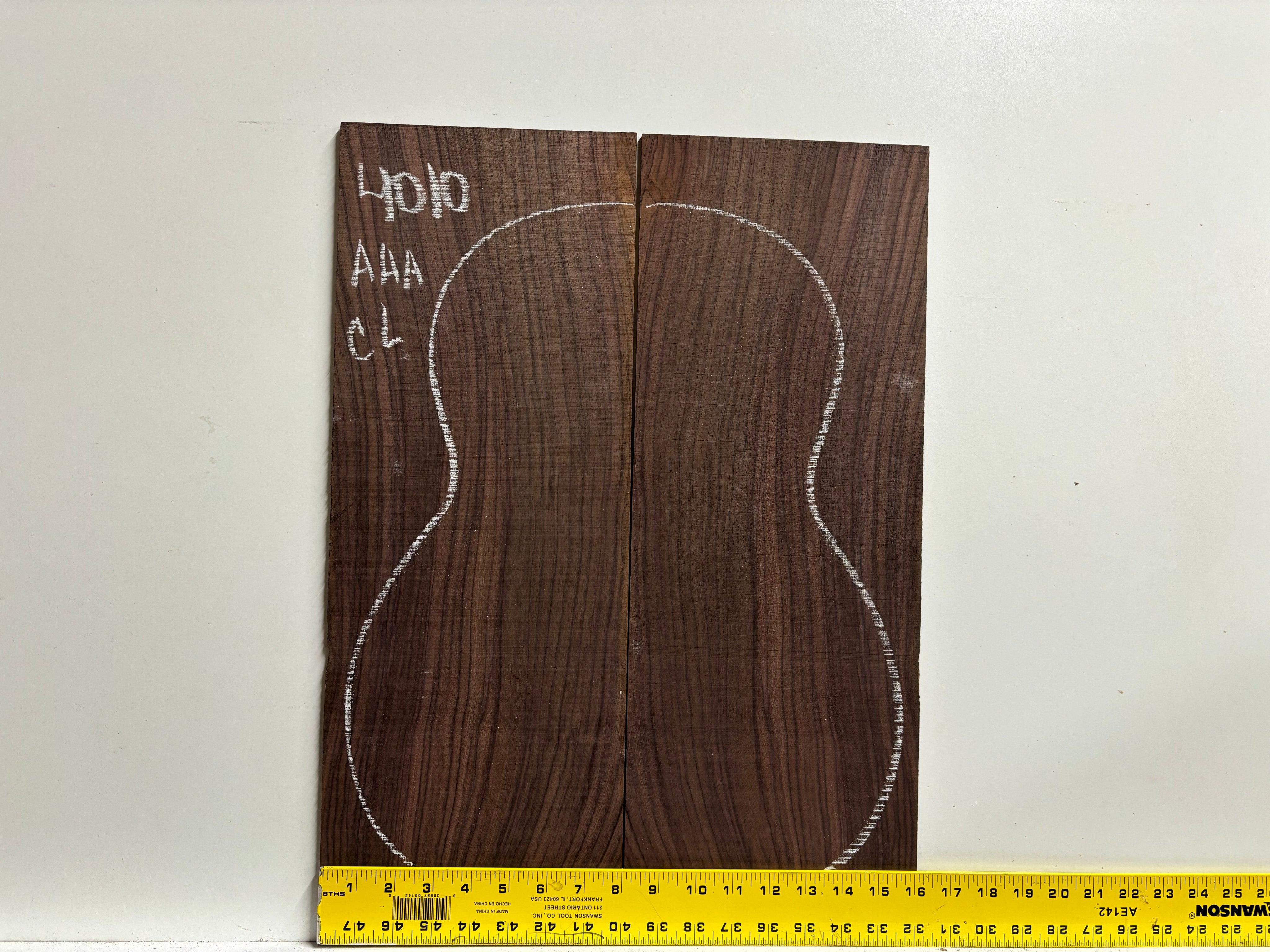 East Indian Rosewood Classical Guitar Back Set - AAA Grade #4010 Exotic Wood Zone 