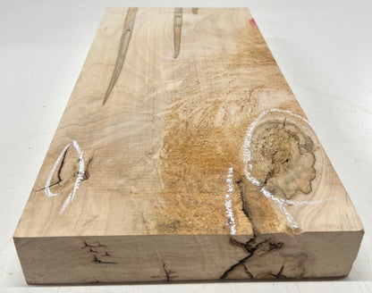 Ambrosia Lumber Board Wood Blank 14-1/2&quot;x 8&quot;x 1-7/8&quot; 