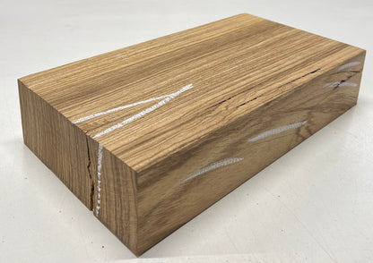 Zebrawood Lumber Board Wood Blank 14&quot;x 7-1/2&quot;x 3&quot; 