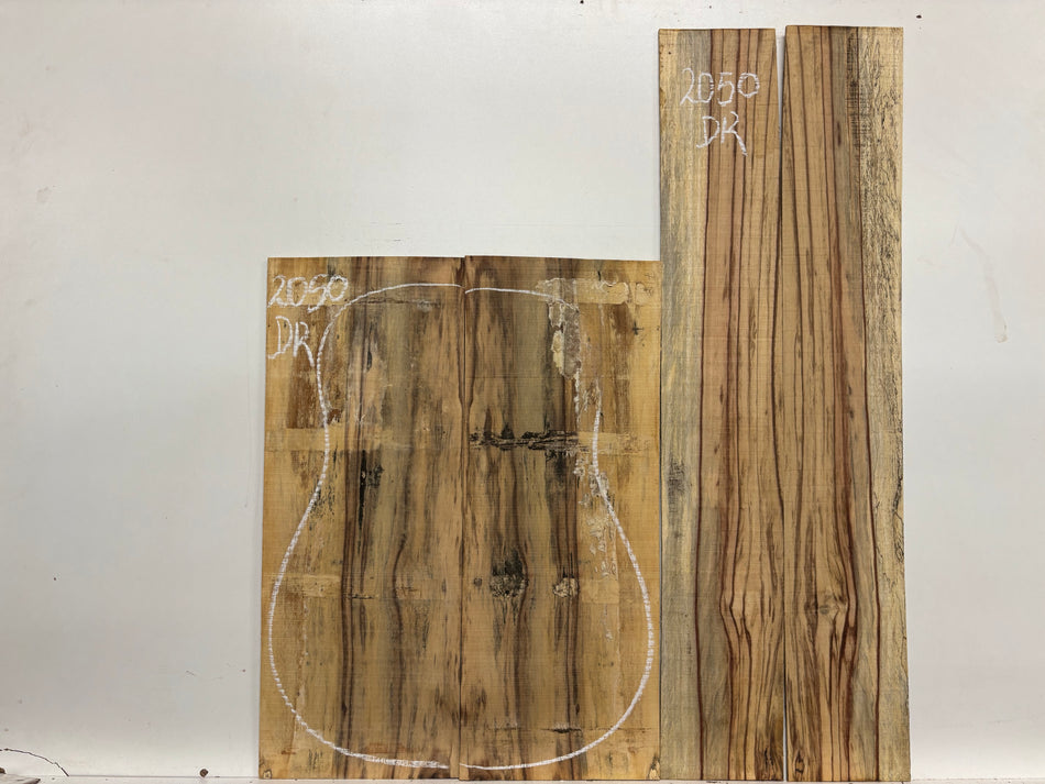 Royal Red Tamarind Dreadnought Guitar Back and Side Set #2050