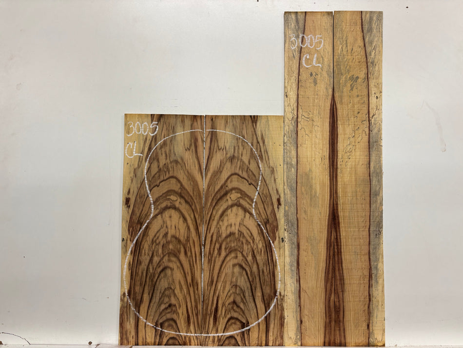 Royal Red Tamarind Classical Guitar Back and Side Set #3005