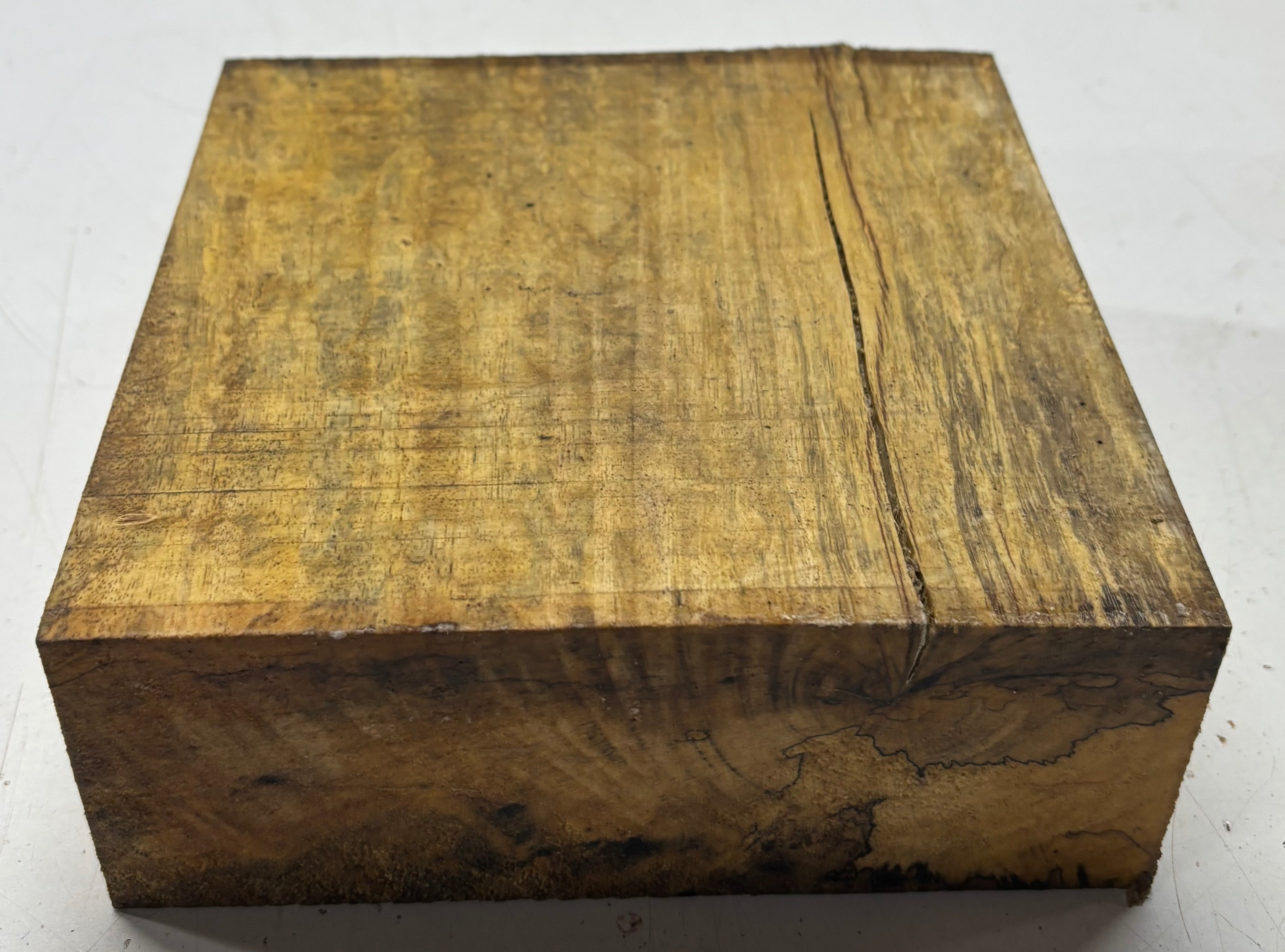 Defective Tamarind Bowl Blank (with Visible Cracks) - Exotic Wood Zone