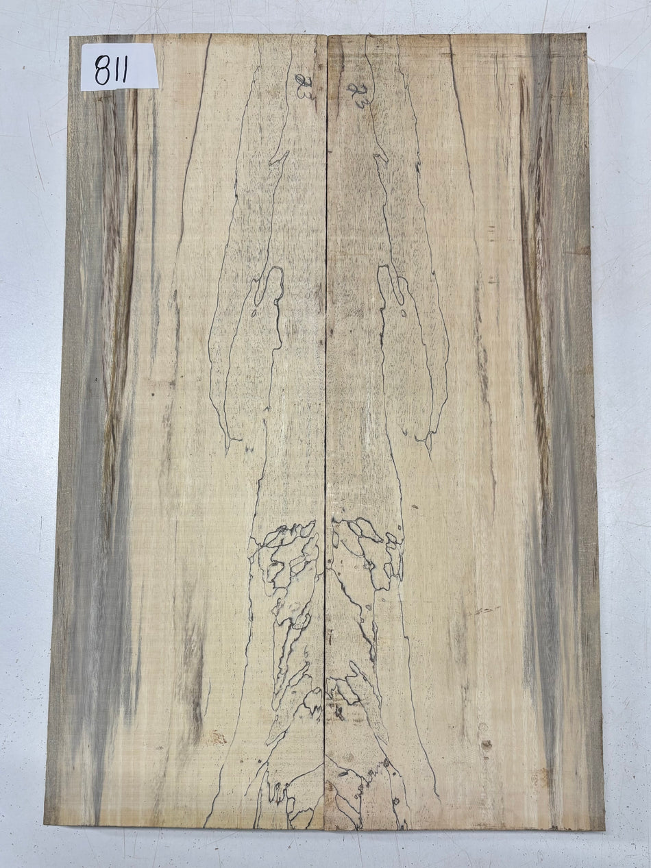 Spalted Tamarind Guitar Carved Top - 22” x 7-1/2” x 7/8” #811