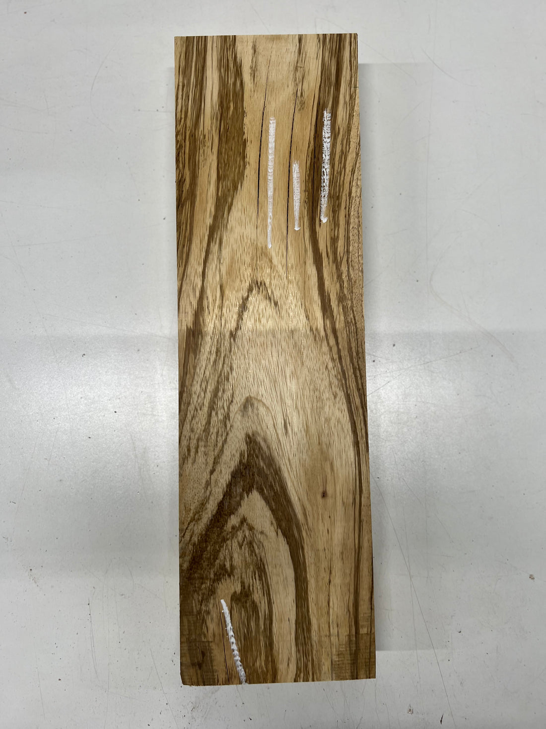 Zebrawood Lumber Board Wood Blank 19&quot;x 5-1/2&quot;x 2&quot; 
